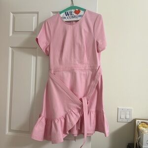 Cinq a Sept pink denim dress